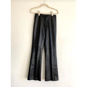 Vintage Danier Leather Pants, Black, Small